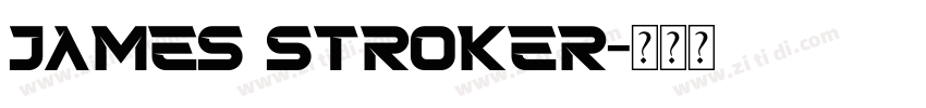 james stroker字体转换